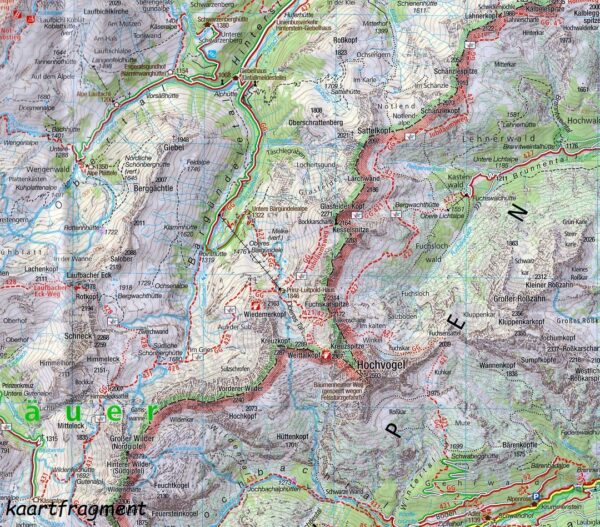 Kompass Wandelkaart Kp Allg Uer Alpen Kleinwalsertal Wandelkaart