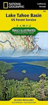TI-803 Lake Tahoe Basin map 1:63.360 9781566953344  National Geographic / Trails Illustrated Nat.Park/Recr.Series  Wandelkaarten California, Nevada