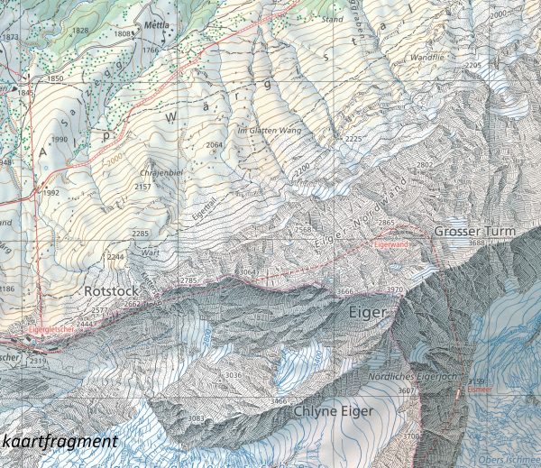 topografische wandelkaart CH-2520  Jungfrau Region [2016] (Zusammensetzung) 9783302025209  Bundesamt / Swisstopo LKS 1:25.000 Berner Oberland  Wandelkaarten Berner Oberland