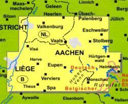 Euregio Aachen-Liege-Maastricht 1:50.000 9783959650090  GeoMap Wandelkaarten Eifel  Wandelkaarten Aken, Keulen en Bonn, Wallonië (Ardennen)