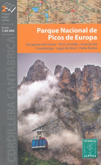 wandelkaart Picos de Europa 1:25.000 9788480907804  Editorial Alpina   Wandelkaarten Picos de Europa