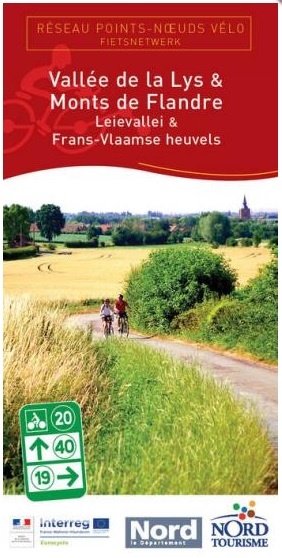 Fietsnetwerkkaart Leievallei & Frans-Vlaamse heuvels 1:200.000 3770004532070  Nord Tourisme   Fietskaarten Picardie, Nord