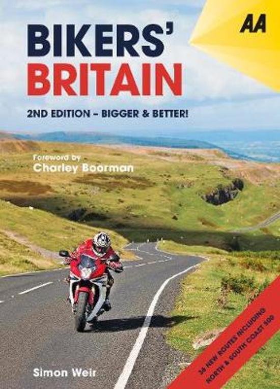 Bikers' Britain 9780749581862 Simon Weir AA   Motorsport, Reisgidsen Groot-Brittannië