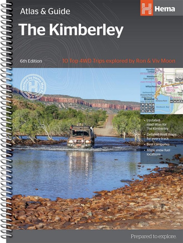 Kimberley | atlas & outdoor guide 9781876413644  Hema Maps   Wegenatlassen Australië