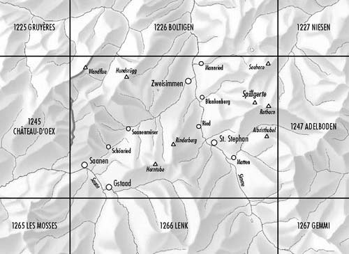 topografische wandelkaart CH-1246  Zweisimmen [2018] 9783302012469  Bundesamt / Swisstopo LKS 1:25.000 Berner Oberland  Wandelkaarten Berner Oberland