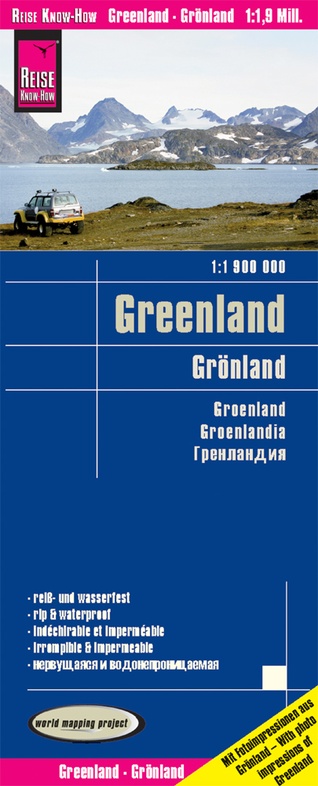 landkaart, wegenkaart Grönland (Groenland) 1:1.900.000 9783831774180  Reise Know-How WMP Polyart  Landkaarten en wegenkaarten Groenland