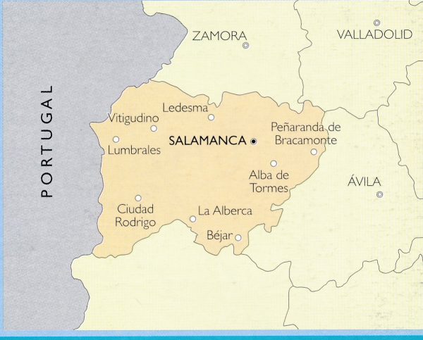 Prov.: Salamanca 1:200.000 9788441639423  CNIG Provinciekaarten Spanje  Landkaarten en wegenkaarten Madrid & Midden-Spanje