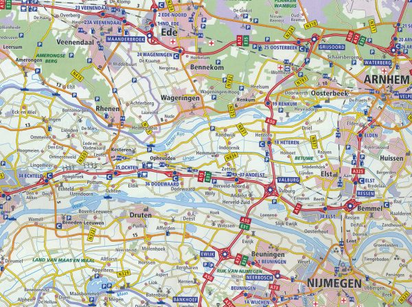 Nederland Zuid | wegenkaart 1:200.000 9789018042028  ANWB ANWB wegenkaarten 1:200.000  Landkaarten en wegenkaarten Zuid Nederland