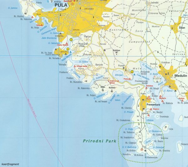 Istrië landkaart, wegenkaart 1:70.000 9783831772124  Reise Know-How Verlag WMP, World Mapping Project  Landkaarten en wegenkaarten Kroatië