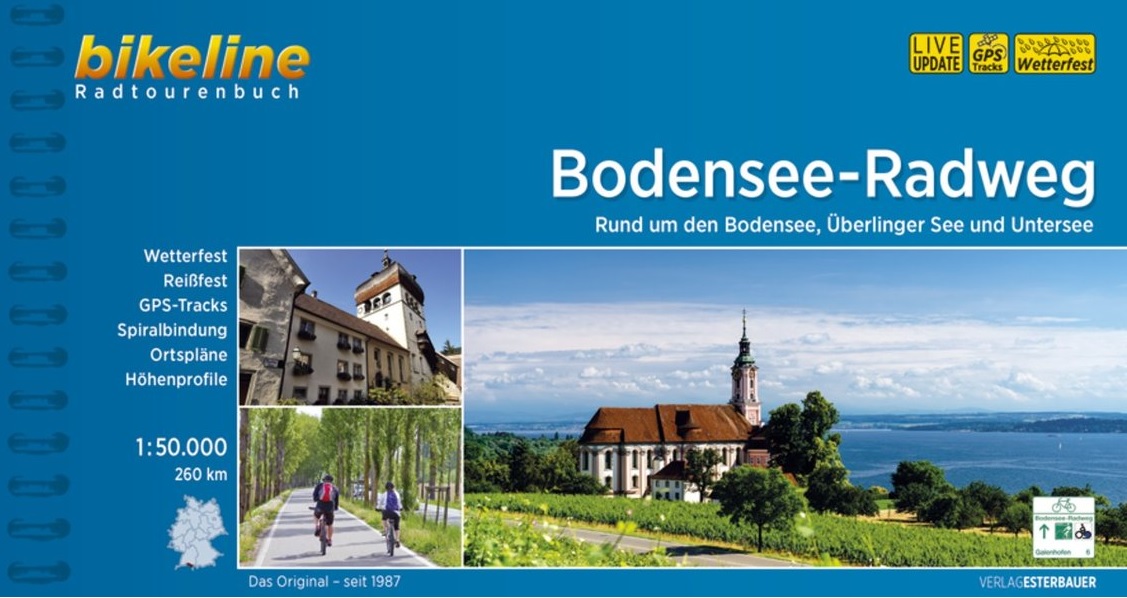Bikeline Bodensee-Radweg (D/A/CH) | fietsgids 9783850007719  Esterbauer Bikeline  Fietsgidsen, Meerdaagse fietsvakanties Bodenmeer, Schwäbische Alb, Vorarlberg