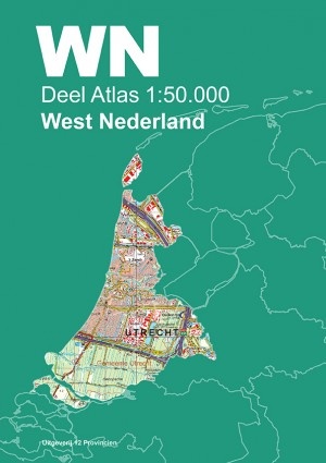 Topografische Atlas West Nederland 1:50.000 9789492534057  12 Provincien Ned. 1:50.000  Wandelkaarten West Nederland