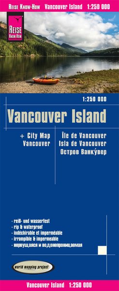 landkaart, wegenkaart Vancouver Island 1:250.000 9783831774258  Reise Know-How WMP Polyart  Landkaarten en wegenkaarten Vancouver en British Columbia