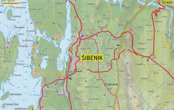 KP-2900 Kroatien, Dalmatinische Küste 1:100.000 9783990446393  Kompass   Landkaarten en wegenkaarten Kroatië