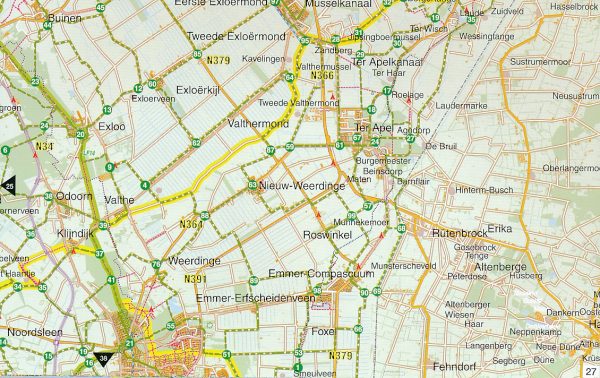 De slankste fietsatlas van Nederland 9789463690362  Buijten & Schipperheijn   Fietskaarten Nederland