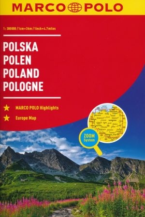 Polen wegenatlas 1/300.000 9783829736879  Marco Polo (D) Wegenatlassen  Wegenatlassen Polen