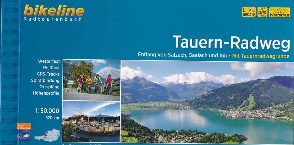 Bikeline Tauern-Radweg | fietsgids 9783850000598  Esterbauer Bikeline  Fietsgidsen Salzburger Land & Stiermarken