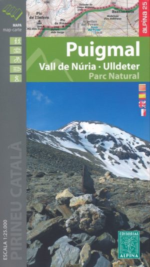 wandelkaart Puigmal, Vall de Núria, Ulldeter (1:25.000) 9788480907835  Editorial Alpina   Wandelkaarten Spaanse Pyreneeën