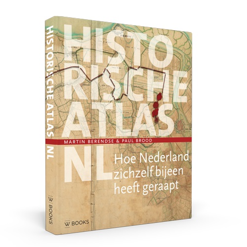 Historische atlas NL 9789462583177 Martin Berendse WBooks   Historische reisgidsen, Landeninformatie Nederland