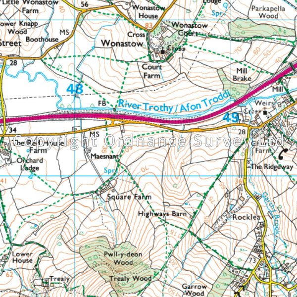 EXP-014  Wye Valley + The Forest of Dean  OL14 | wandelkaart 1:25.000 9780319242537  Ordnance Survey Explorer Maps 1:25t.  Wandelkaarten Zuid-Wales, Pembrokeshire, Brecon Beacons