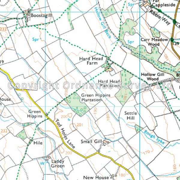 EXP-041  Forest of Bowland + Ribblesdale | wandelkaart 1:25.000 9780319242803  Ordnance Survey Explorer Maps 1:25t.  Wandelkaarten Noordwest-Engeland