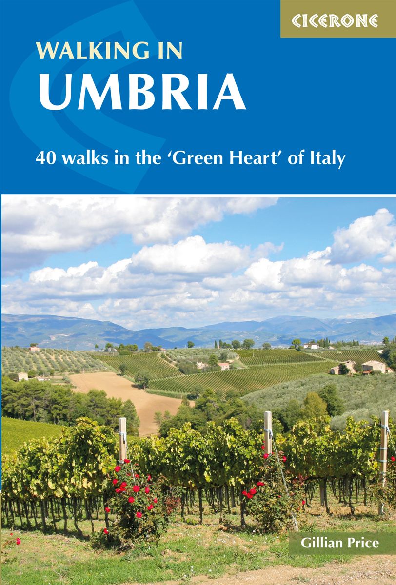 wandelgids Umbrië | Walking in Umbria 9781852849665 Gillian Price Cicerone Press   Wandelgidsen Umbrië
