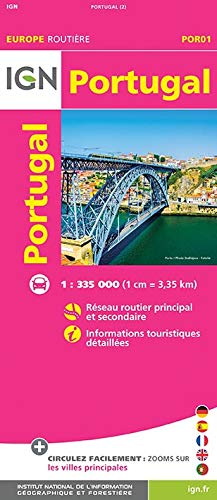 Portugal 1:335.000 9782758545828  IGN   Landkaarten en wegenkaarten Portugal
