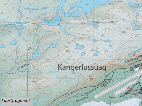 Kangerlussuaq | wandelkaart 1:50.000 9788799292530  Arctic Sun Maps Greenl. Hiking Maps  Wandelkaarten Groenland
