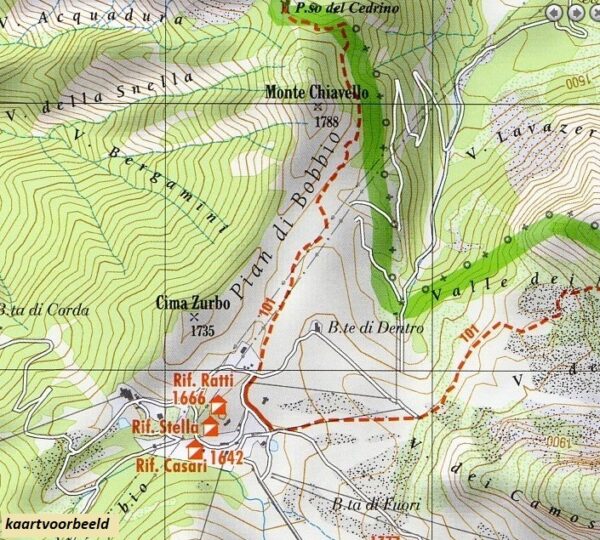 Foglio 3 | Sentiero delle Orobie orientali wandelkaart 1:25.000 INGENIA F.03  Ingenia / CAI Bergamo Provincia di Bergamo 1:25.000  Wandelkaarten Milaan, Lombardije, Italiaanse Meren