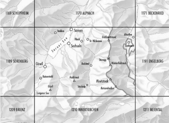 topografische wandelkaart CH-1190  Melchtal [2016] 9783302011905  Bundesamt / Swisstopo LKS 1:25.000 Midden/Oost-Zw.  Wandelkaarten Midden- en Oost-Zwitserland