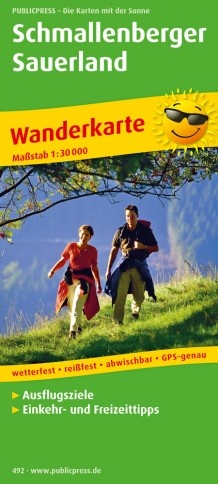 Schmallenberg Sauerland | wandelkaart 1:30.000 9783747304921  Publicpress Wandelkaarten - mit der Sonne  Wandelkaarten Sauerland