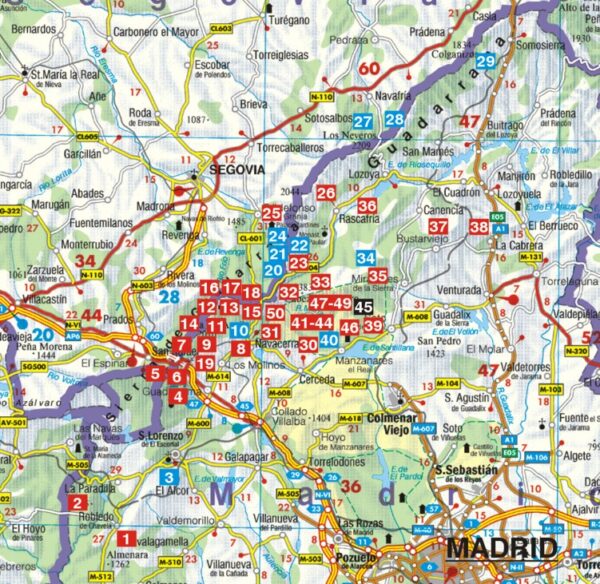 wandelgids Sierra de Guadarrama Rother Wanderführer 9783763343621  Bergverlag Rother RWG  Wandelgidsen Madrid & Midden-Spanje
