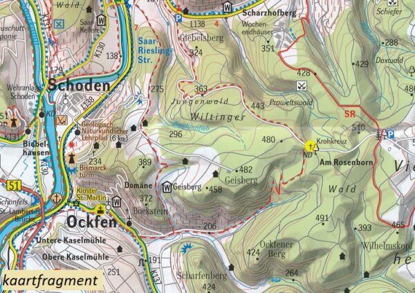 Südeifel 1:50.000 9783936184303  GeoMap Wandelkaarten Eifel  Wandelkaarten Eifel