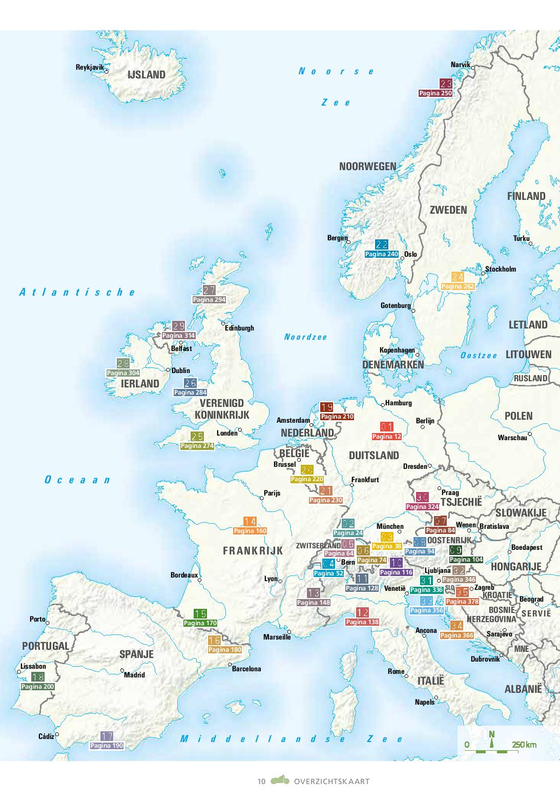 Afstudeeralbum binnenplaats Toelating Lannoo's Motorboek Europa - De spectaculairste motorroutes in Europa | 2019  | 9789401462693 - Reisboekhandel De Noorderzon