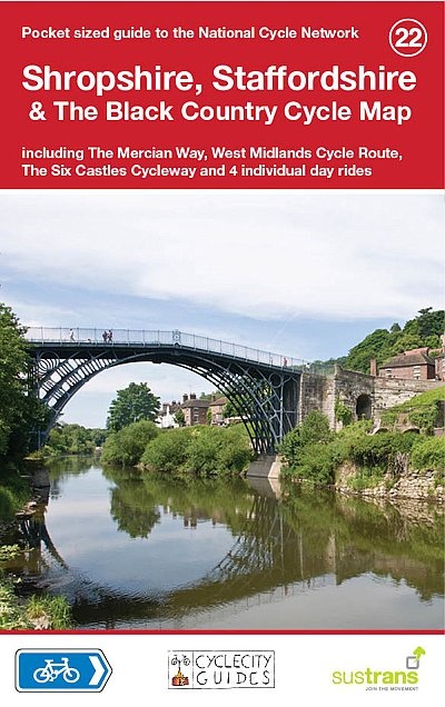 CCG22 Shropshire, Staffordshire & The Black Country 9781900623377  Cycle City Guides / Sustrans   Fietskaarten Midlands, Cotswolds