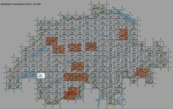topografische wandelkaart CH-1264  Montreux [2018] 9783302012643  Bundesamt / Swisstopo LKS 1:25.000 Jura, Vaud  Wandelkaarten Jura, Genève, Vaud, Unterwallis