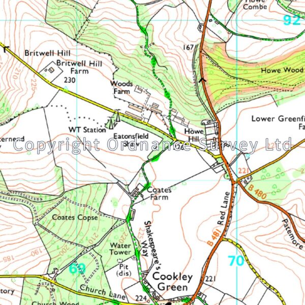 EXP-171 Chiltern Hills West | topografische wandelkaart 1:25.000 9780319243640  Ordnance Survey Explorer Maps 1:25t.  Wandelkaarten Birmingham, Cotswolds, Oxford