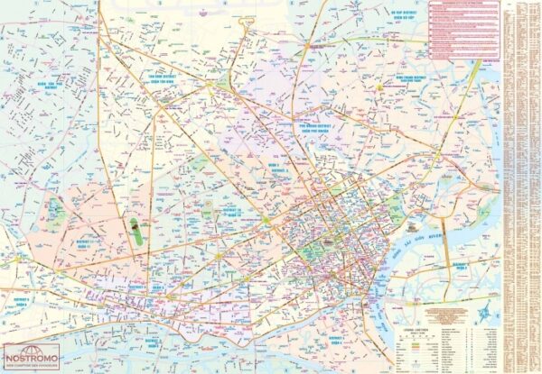 ITM Ho Chi Minh City (Saigon) cityplan 1:13.000, Zuid-Vietnam 1:920.000 9781771293372  International Travel Maps   Landkaarten en wegenkaarten, Stadsplattegronden Vietnam