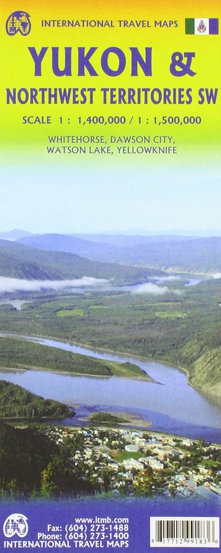 Yukon & Northwest Territories | landkaart, autokaart 1:1.000.000 9781771299183  ITM   Landkaarten en wegenkaarten West-Canada