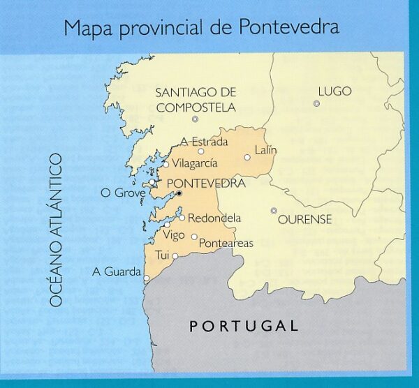 Prov.: Pontevedra 1:200.000 9788441627284  CNIG Provinciekaarten Spanje  Landkaarten en wegenkaarten Noordwest-Spanje