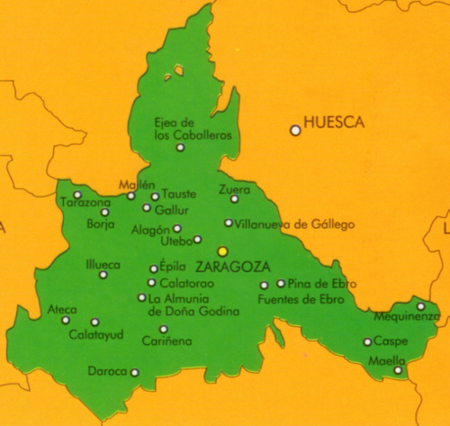 Prov.: Zaragoza 1:200.000 9788441630321  CNIG Provinciekaarten Spanje  Landkaarten en wegenkaarten Catalonië