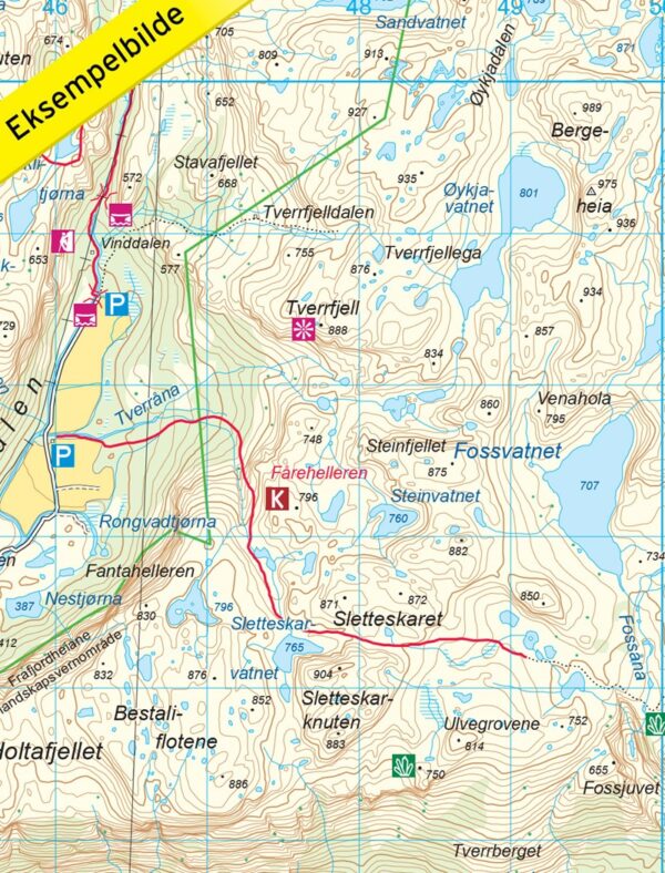 DNT-2215  Jotunheimen wandelkaart 1:100.000 7046660022153  Nordeca Turkart Norge 1:100.000  Wandelkaarten Midden-Noorwegen
