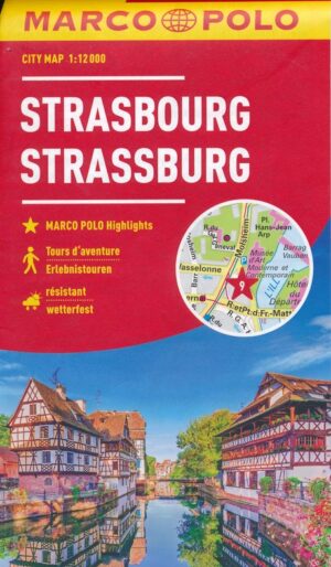 stadsplattegrond Straatsburg 9783829741958  Marco Polo MP stadsplattegronden  Stadsplattegronden Vogezen