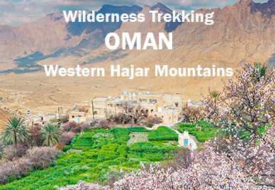 Wilderness Trekking Oman | wandelkaart 9781908531957 John Edwards John Edwards   Meerdaagse wandelroutes, Wandelkaarten Oman