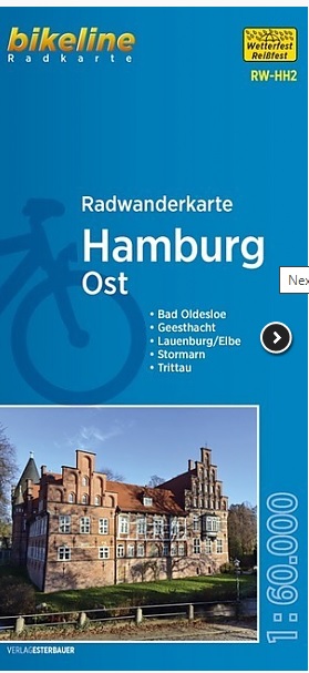 RW-HH2  Hamburg Ost  1:60.000 9783850008228  Esterbauer Bikeline Radkarten  Fietskaarten Hamburg