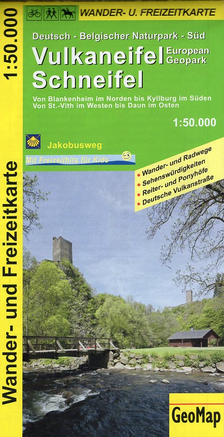 Vulkaneifel/Schneifel 1:50.000 9783959650106  GeoMap Wandelkaarten Eifel  Wandelkaarten Eifel