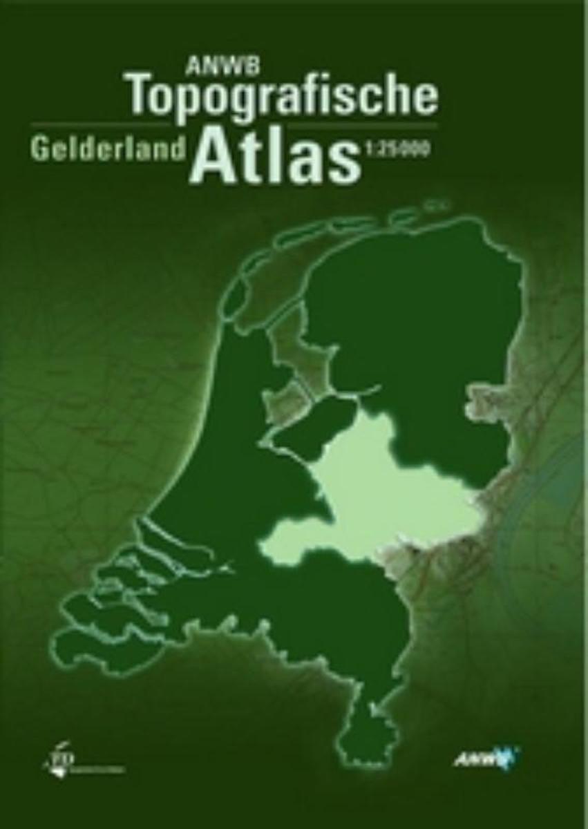Topogarafische atlas Gelderland 1:25.000 9789018018412  ANWB / Top. Dienst Top. Atlassen 1:25d.  Wandelkaarten Oost Nederland