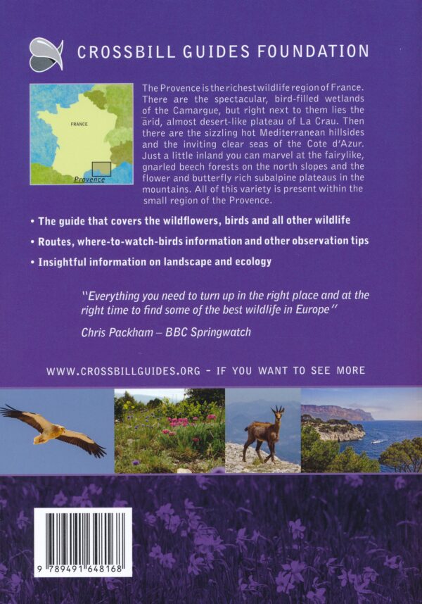 Provence and Camargue | natuurreisgids 9789491648168  Crossbill Guides Foundation / KNNV Nature Guides  Natuurgidsen Provence, Marseille, Camargue