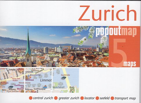 Zurich (Zürich) pop out map | stadsplattegrondje in zakformaat 9781910218556  Grantham Book Services PopOut Maps  Stadsplattegronden Basel, Zürich, Noord-Zwitserland