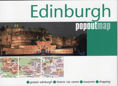 Edinburgh pop out map | stadsplattegrondje in zakformaat 9781910218853  Grantham Book Services PopOut Maps  Stadsplattegronden Edinburgh