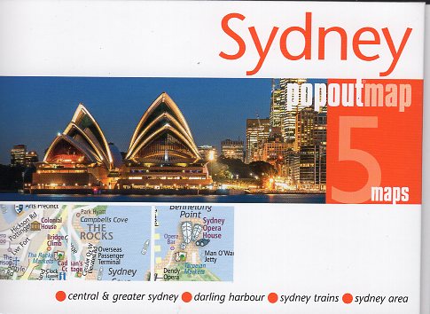 Sydney pop out map | stadsplattegrondje in zakformaat 9781910218860  Grantham Book Services PopOut Maps  Stadsplattegronden Australië